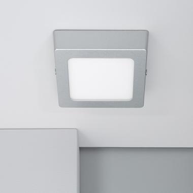 Produkt von LED-Deckenleuchte 6W Eckig Aluminium 105x105mm Slim CCT Wählbar Galán SwitchDimm