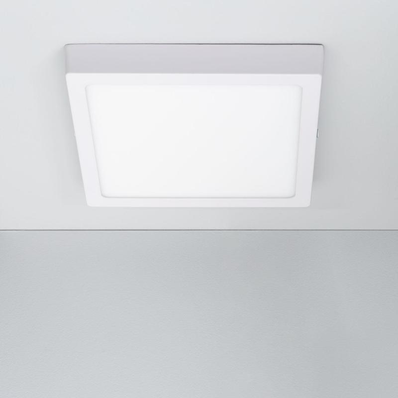 Produkt von LED-Deckenleuchte 18W Eckig Aluminium 210x210mm Slim CCT Wählbar Galán SwitchDimm