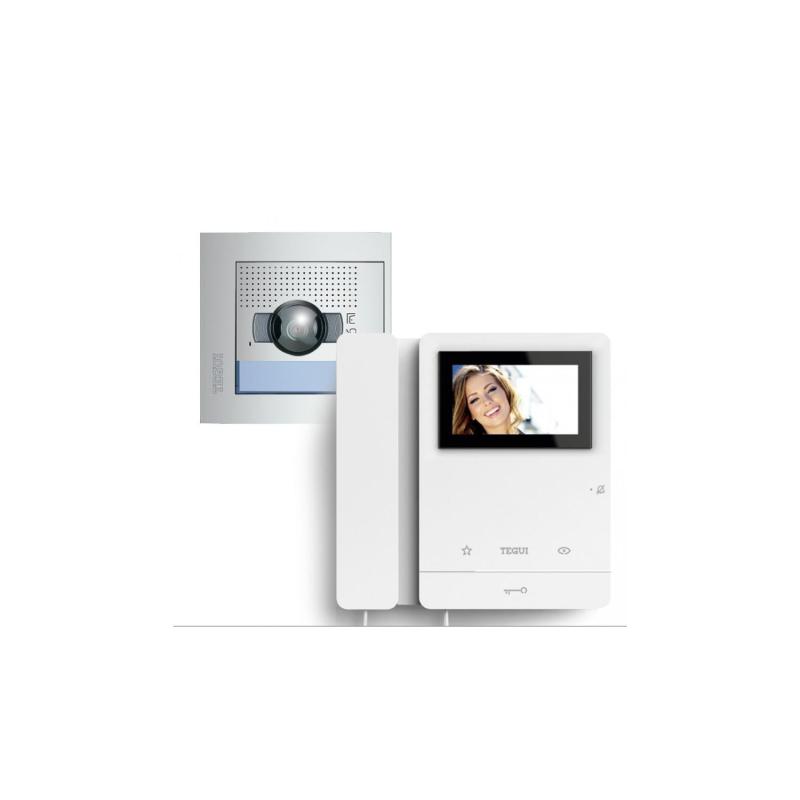 Product of 1 House 2-Wire Video Entry Kit with SFERA NEW Panel and Serie 8 Monitor TEGUI 378111