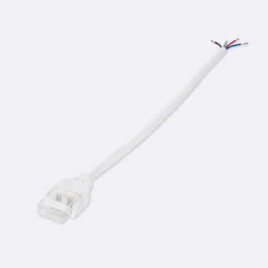 Produit de Connecteur Hippo avec Câble pour Ruban LED RGB 12/24/220V SMD Silicone Flex Largeur 12mm