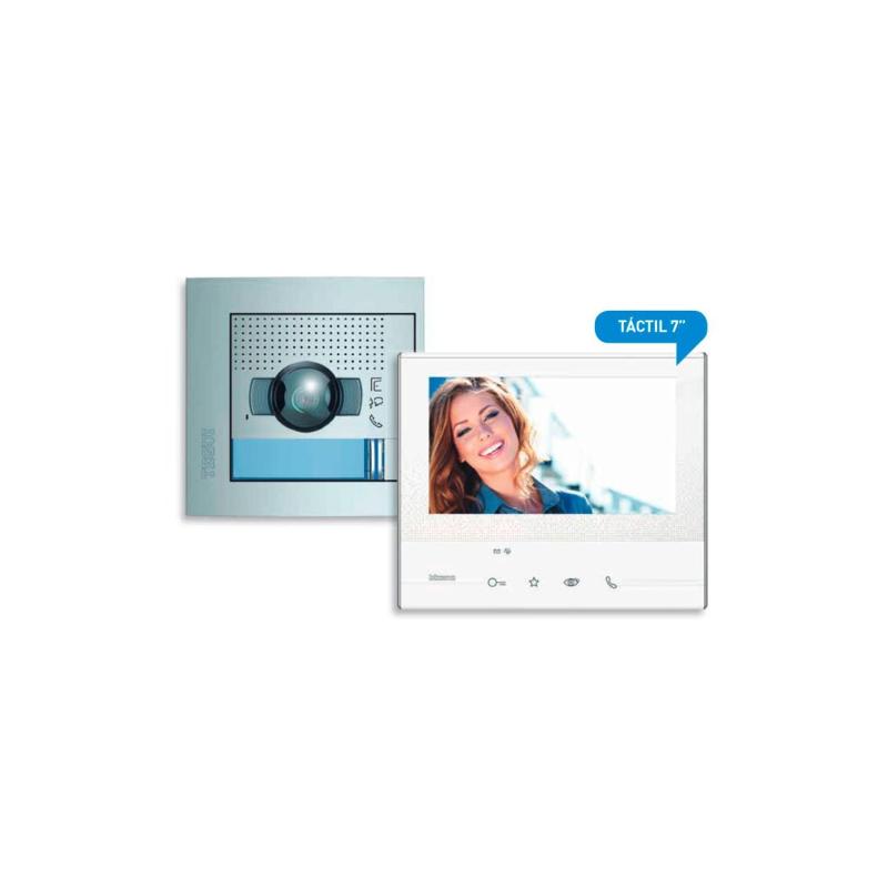 Product van Kit Video Intercom 1 Woning  2 Draden met Deurpaneel SFERA NEW en Monitor CLASSE 300 V13E TEGUI 376161