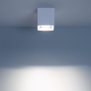 Product van Plafondlamp Space Wit vierkant met GU10 lamp