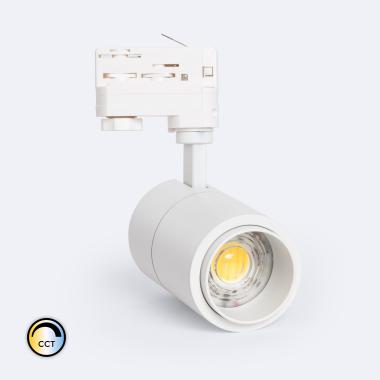 Product van Rail Spot LED Driefase 20W Dimbaar TRIAC CCT Pulyx Multihoek 15-60º