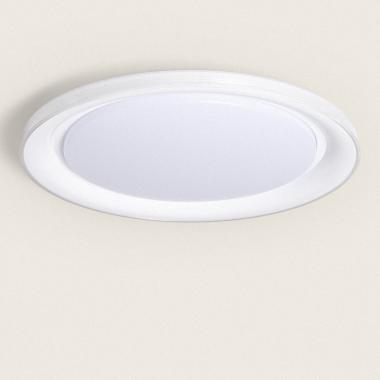 Plafonnier LED 24W Rond Métal CCT Sélectionnable Karry