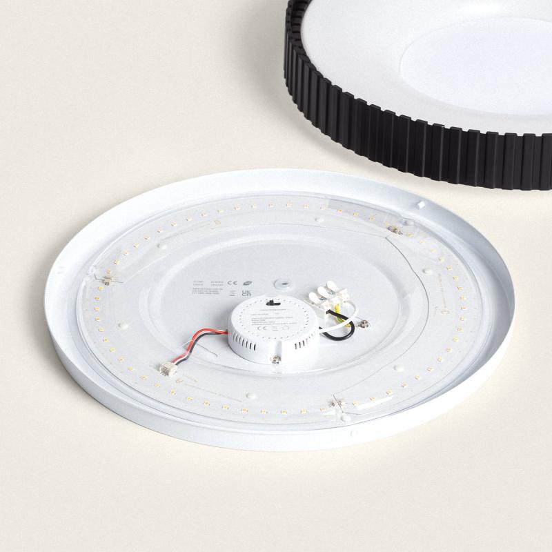 Product van Plafond lamp LED 24W Rond Metaal CCT Selecteerbaar Guerin