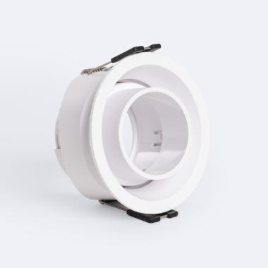 Product Collerette Downlight Conique Orientable Faible UGR pour Ampoule LED GU10 / GU5.3 Coupe Ø75 mm Suefix