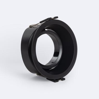 Suefix Round Tilting Downlight Ring for GU10 / GU5.3 LED Bulbs with Ø75 mm Cut Out