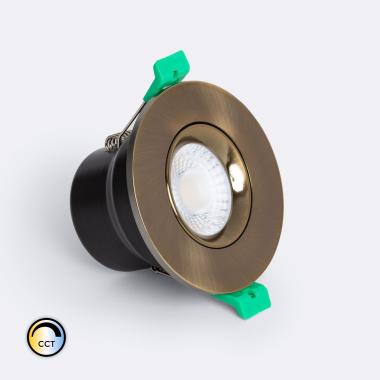 5-8W Round Dimmable Fire Rated IP65 LED Downlight Ø 65 mm Cut-out Solid Design Adjustable