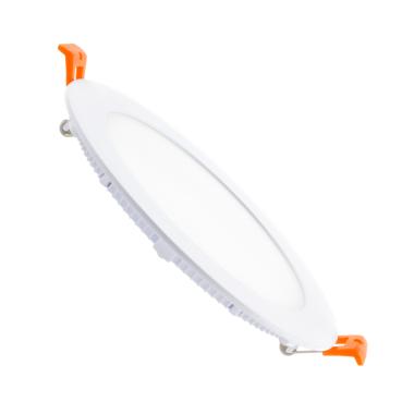 Dalle LED 9W Ronde Extra-Plate Coupe Ø 133 mm