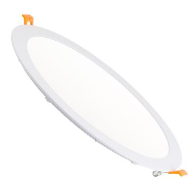 Product Dalle LED 24W Ronde Extra-Plate Coupe Ø 280 mm