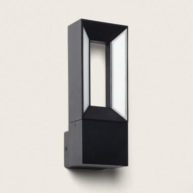 Trimel 2x5W Aluminium Outdoor LED Wall Lamp in Black
