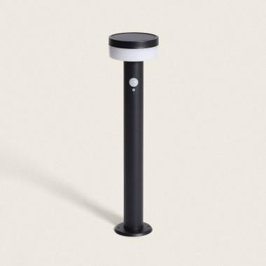 Ashier 1,5W Aluminium Outdoor Solar LED Bollard with Motion Sensor 50cm