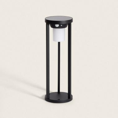 Eneko 2W Aluminium Outdoor Solar LED Bollard with Motion Sensor 40cm