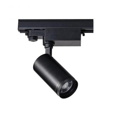 Product van Rail Spot LED  Enkelfasig 10W CCT West Zwart CRI90 No Flicker Multihoek 15-60º