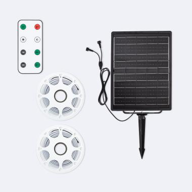 Product van LED Strip Outdoor Solar  24V DC SMD2835 60 LED/m 40m IP65 Breedte 12 mm In te korten om de 100 cm