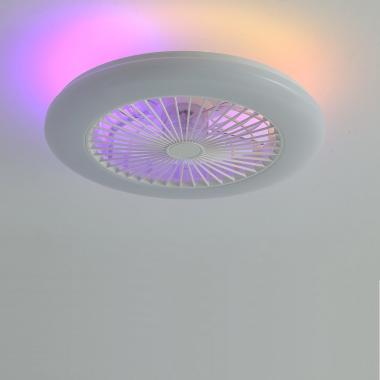 Stropní Ventilátor LED Zante 50cm Bílý