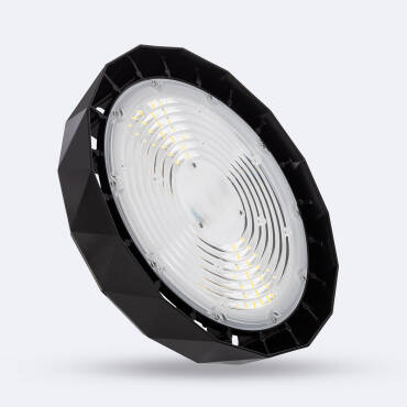 Projecteur LED Industriel UFO 150W IP65 - Dimmable 0-10V, 4000K Blanc Neutre, 25500 Lm, Pour Atelier Ou Extérieur