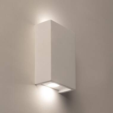 Product of Esmeralda Battery Powered Double Sided Plaster Wall Lamp 