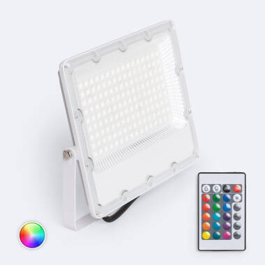 Proiettore LED 100W RGB IP65 S2 Pro con Telecomando IR