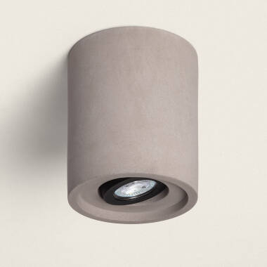 Vulni Plaster or Cement Ceiling Lamp