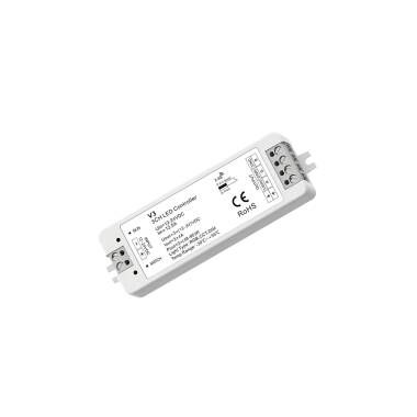 Přijímač Stmívač LED 12/24V DC pro Jednobarevný/CCT/RGB LED Pásek Kompatibilní s RF Dálkovým Ovladačem