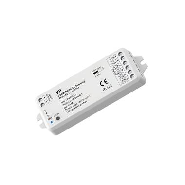 Přijímač Stmívač LED 12/24V DC pro Jednobarevný/CCT/RGB/RGBW LED Pásek Kompatibilní s RF Dálkovým Ovladačem