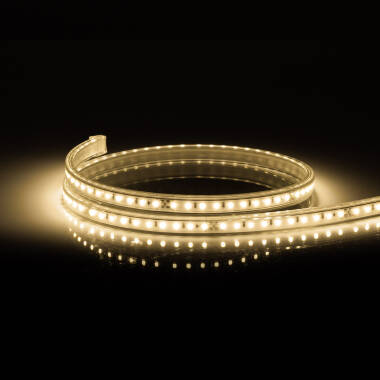 220V AC Warm White Dimmable LED Strip Cut at Every 25cm IP67