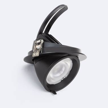 LED-Downlightstrahler Schwenkbar Rund 24W OSRAM 120 lm/W Schwarz LIFUD No Flicker