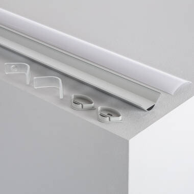 Produkt von Aluminiumprofil für Ecken Rund 1m für LED-Streifen bis 20mm