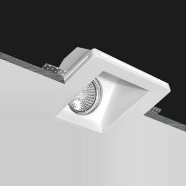 Prodotto da Portafaretto Downlight Integrazione Cartongesso Accento per Lampadina LED GU10 / GU5.3 Foro 123x123 mm UGR17