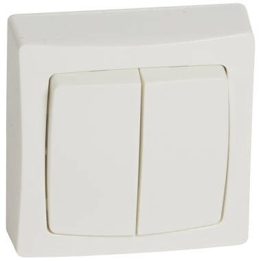 2-Gang 2-Way Switch Monobloc Oteo LEGRAND 086020