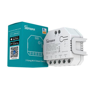 Prodotto da Interruttore Wi-Fi Contatore di Energia Compatibile con Interruttore Convenzionale SONOFF Dual R3 15A