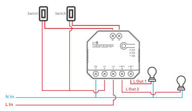 Product of WiFi Energy Meter Switch Compatible with SONOFF Dual R3 15A Conventional Switch