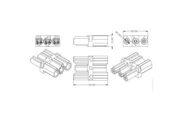 Produit de Raccord GST18 3 Pôles 