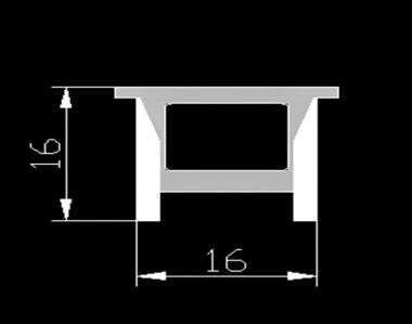 Prodotto da Tubo in Silicone LED Flex a Incasso per Strisce Led fino 8-12 mm 