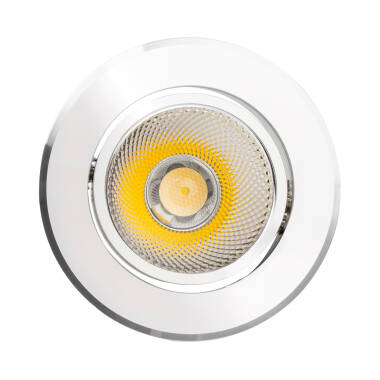 Produkt von LED-Downlight Strahler 12W COB Schwenkbar Rund Silber Schnitt Ø 90 mm No Flicker