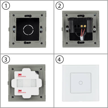 Produit de Interrupteur Tactile WiFi Simple Modern