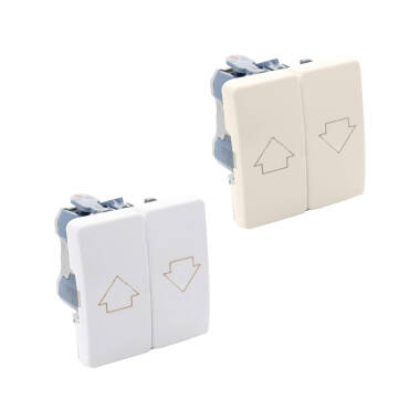 Product of Set of 2 Push-Button Switches for Blinds 10A 250V with Electrical Latching System Simon 27 Play