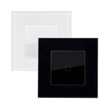 Product of 2 Way 1 Gang Touch Switch with Modern Glass Frame