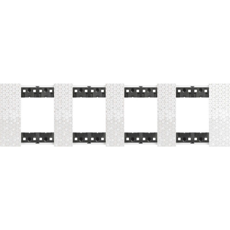 Produkt von Blende 2 x 4 Modul IMD BTicino Living Now KA4802M4M_