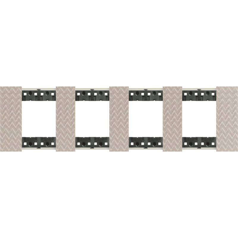 Product of IMD BTicino Living Now 2x 4 KA4802M4M_ Module Plate Cover