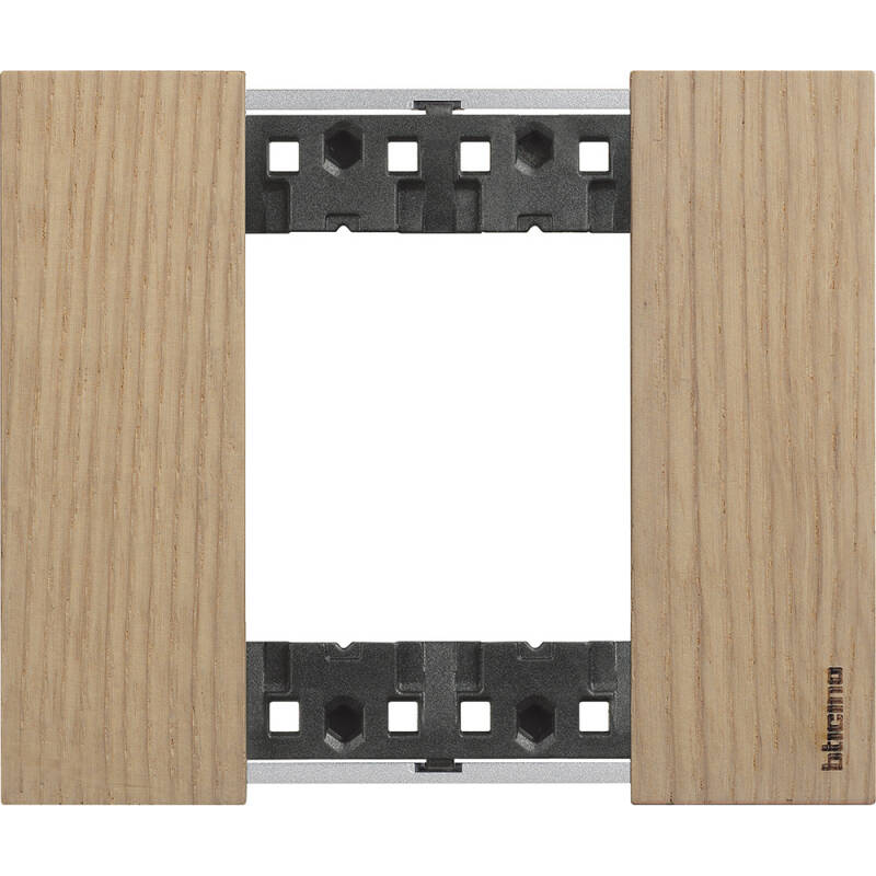 Produit de Platine de Finition 2 Modules Bois BTicino Living Now KA4802L_