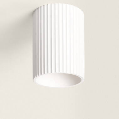 Colum Plaster Ceiling Lamp