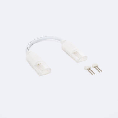 Produit de Connecteur Double avec Câble pour Ruban LED Auto-redressement 220V AC SMD IP65 Largeur 12mm Monochrome