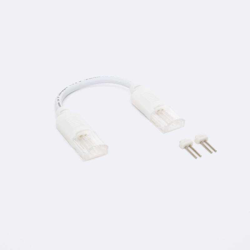 Produkt von Verbinder Doppelt mit Kabel für LED-Streifen ohne Gleichrichter 220V AC SMD IP65 Breite 12mm Einfarbig