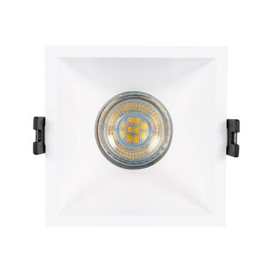 Prodotto da Portafaretto Downlight Quadrato Basso UGR per Lampadina LED GU10 Foro 85x85 mm