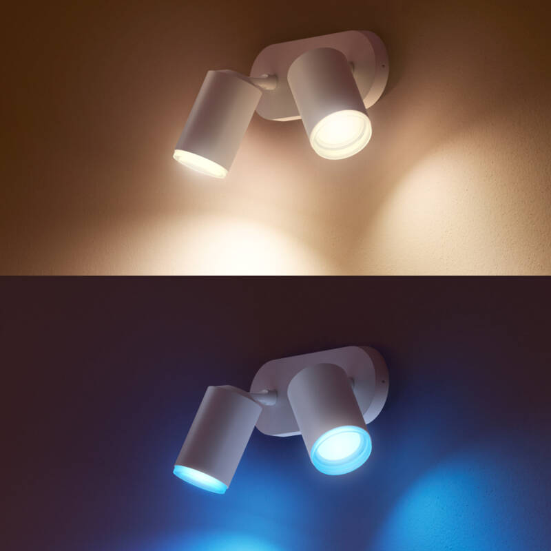 Product of PHILIPS Hue 2x6W White Color Fugato Spotlight