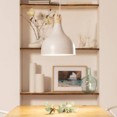 Product van Hanglamp v Metaal en Glas Luxo