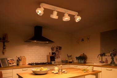 Prodotto da Lampada da Soffitto LED con Quattro Faretti PHILIPS Bukko   4x4.3W