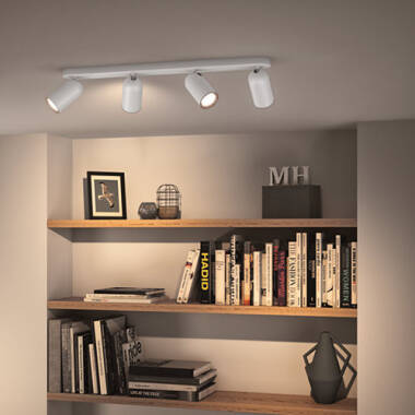 Prodotto da Lampada da Soffitto con Quattro Faretti PHILIPS Pongee  